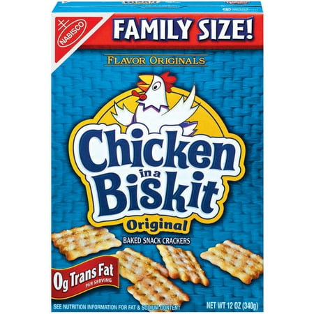 Nabisco Original Chicken in a Biskit Snack Crackers, 12 (Best Snacks For Teens)