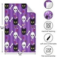 thumbnail image 3 of Coolnut Halloween Civet and Skull Kitchen Dish Towel Set,Drying Kitchen Towels Tea Towels Gift Set for Drying Cleaning Cooking Baking 1Pcs, 3 of 6