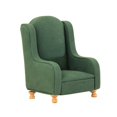 thumbnail image 3 of Sofá miniatura para casa de muñecas, sillón, sofá auxiliar, tela, decoración retro americana Verde, 3 of 9