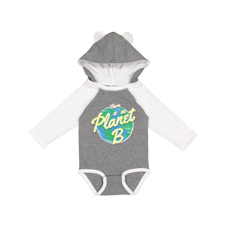 

Inktastic There is NO Planet B with Distressed Earth Gift Baby Boy or Baby Girl Long Sleeve Bodysuit