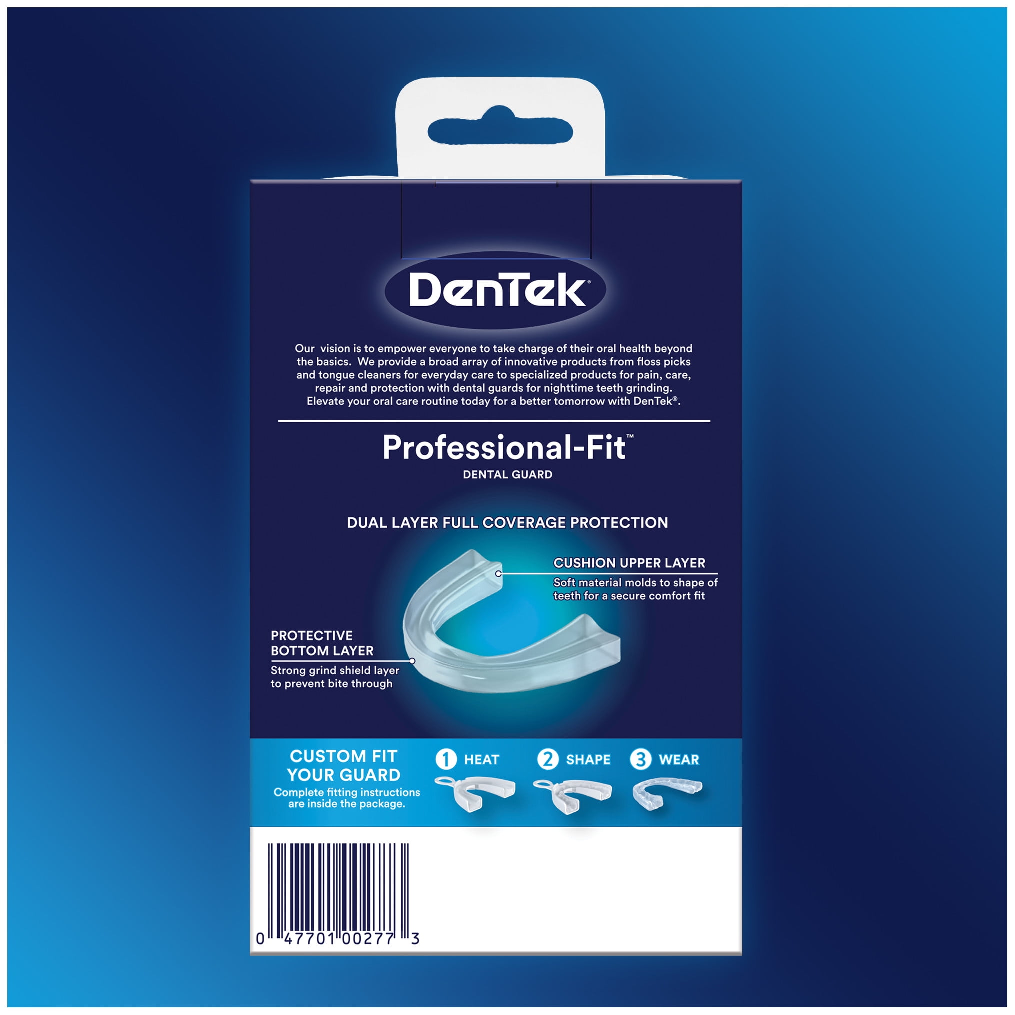 DenTek Oral Night Mouth Guard for Tooth Grinding, Professional-Fit