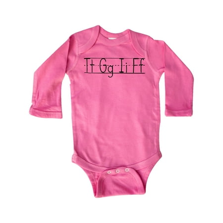 

Inktastic TGIF Handwriting Lesson on the Chalkboard Gift Baby Boy or Baby Girl Long Sleeve Bodysuit