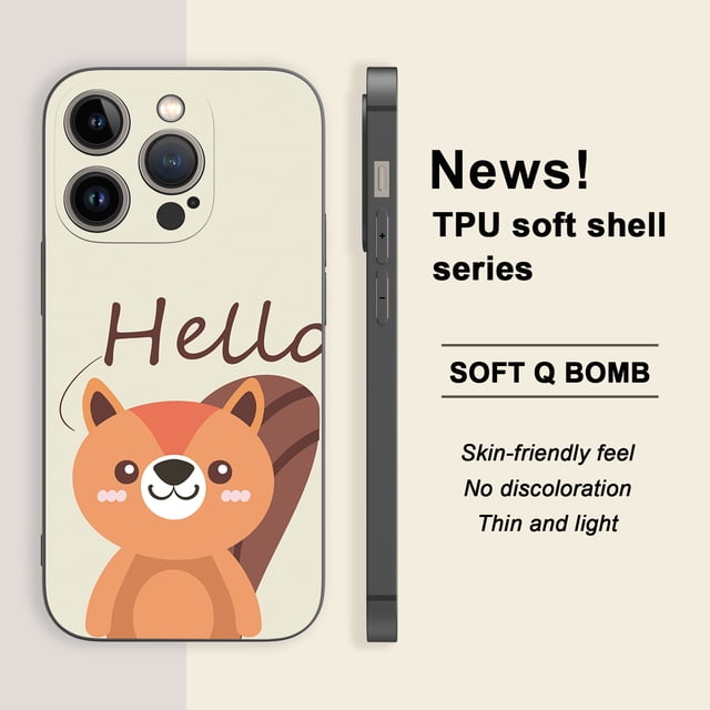 Diseñado exclusivamente para iPhone: funda plateada brillante para teléfono con divertidas ilustraciones de dibujos animados para iPhone 15 Pro Max 14 13 12 Pro 11
