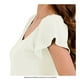 thumbnail image 4 of Blusa George para Mujer, Campesina Cuello V con Olan Hueso Talla 40, 4 of 4