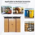 thumbnail image 4 of Jopath 5ft x 6ft Outdoor Storage Shed with Window and Metal Foundation, Heavy Duty Metal Shed Garden Tool Shed with Lockable Door for Backyard, Patio Coffee, 4 of 8
