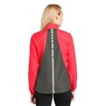 thumbnail image 2 of Port Authority Ladies Zephyr Reflective Hit Full Zip Jacket-2XL (Hot Coral/ Grey Steel), 2 of 6