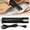 Black, variant on Plug-In Fish Scale Remover, Electric Handheld Fish Scaler with Rotating Blade and Splash Guard, Multi-Serrated Anti-Slip Grip for Effortless, Fast, and Low-Mess Fish Cleaning in Kitchen