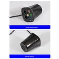 thumbnail image 4 of Dispositivo de carga Riwesomey para automóviles Adaptador dual Voltímetro verde VI020717-03, 4 of 6