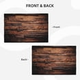 thumbnail image 5 of Dark Wood Placemats Set of 4 Vintage Natural Wooden Board Rustic Farmhouse Style Linen Place Mats Washable Table Mats 12x18 Inch for Kitchen Dining Decoration, 5 of 7