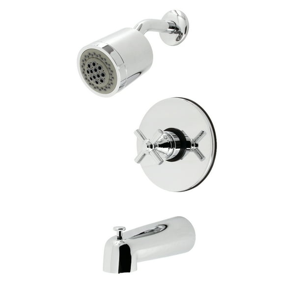 Kingston Brass KB6691EX Elinvar Tub and Shower Faucet, Polished Chrome