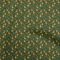 thumbnail image 1 of oneOone Cotton Silk Dark Olive Green Fabric Kids Quilting Supplies Print Sewing Fabric By The Yard 42 Inch Wide, 1 of 5