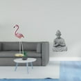 thumbnail image 2 of Estatua de resina de flamenco, escultura de mono, estatua de Buda, figura de pájaro, adorno decorativo de jardín con texturas delicadas, ideal para el, 2 of 8