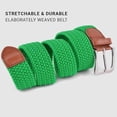 thumbnail image 4 of Stretch Braided Woven Belts without Holes, Elastic Casual Belts for Men and Women by Umo Lorenzo, 4 of 5