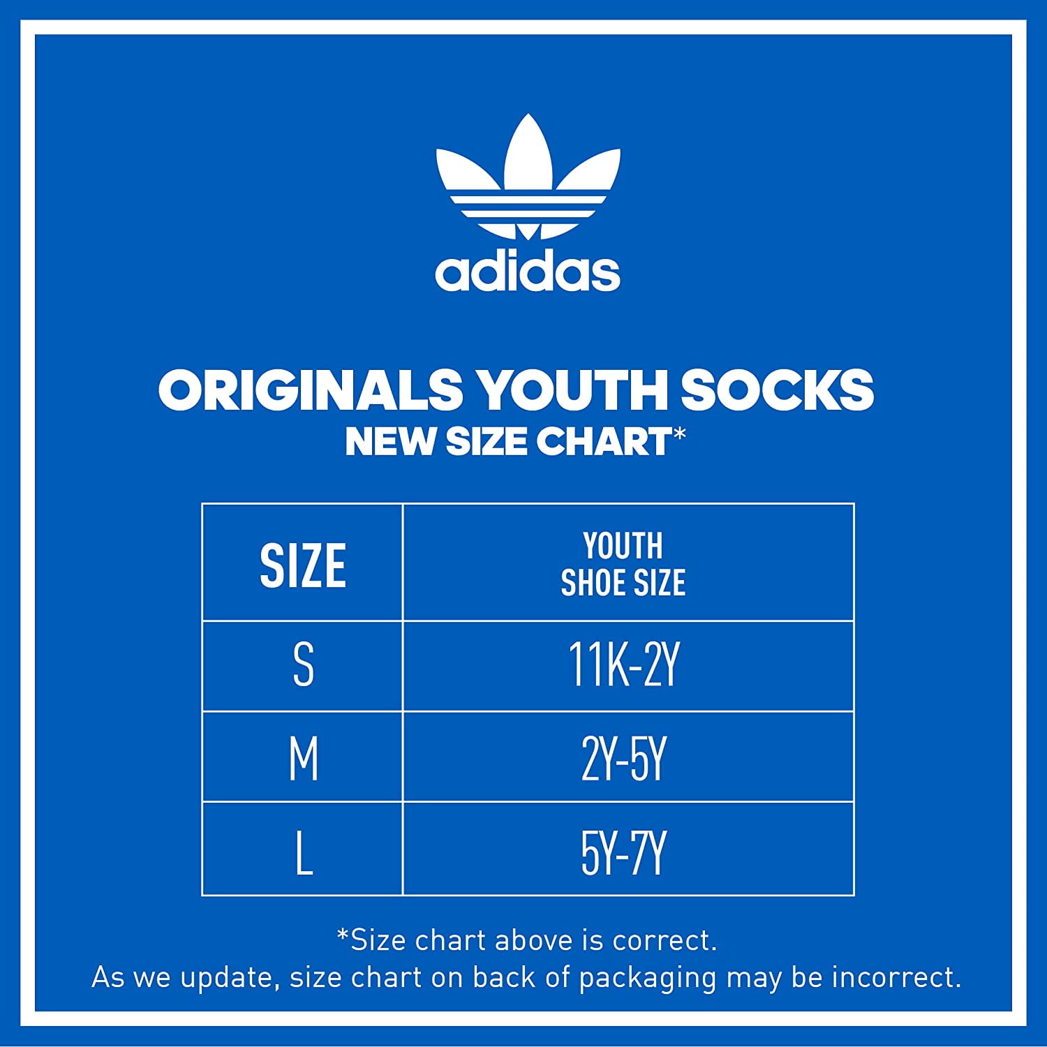 Adidas us big kid size history best sale