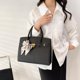 thumbnail image 2 of Bolso Kelly con patrón de Litchi para mujer, nuevo estilo, bolso de platino portátil de alta gama, bolso de mano versátil para ir al trabajo, 2024, 2 of 5