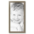 thumbnail image 2 of ArtToFrames 15" x 31" Aged White Gold Picture Frame, 15x31 inch Silver Wood Poster Frame (WOM-2036),  Pack, 2 of 7