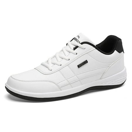 KRE Prime Men Leather Casual Italian Breathable Sneakers Shoes
