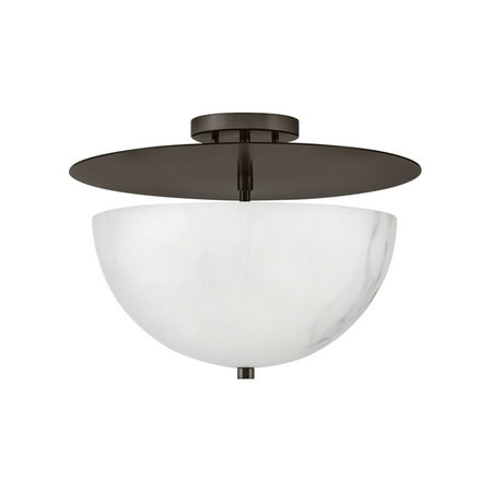 

Fredrick Ramond Fr41023 Inez 3 Light 16 Wide Semi-Flush Bowl Ceiling Fixture - Black