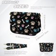 thumbnail image 7 of TSOVTHRID Dog Paw Bone Print Crossbody Bags for Women Trendy, PU Leather Small Crossbody Purses, Shoulder Handbags with Adjustable Strap, 7 of 7
