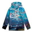 thumbnail image 5 of Vaporeon Hoodie with Pocket Cartoon Anime for Boys Girls Teens Gift, 5 of 6
