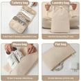 thumbnail image 6 of 8 Sets Luggage Packing Organizers for Travel Accessories, Travel Essentials, Including Waterproof Shoe Storage Bag Convenient Packing Pouches Clothing Underwear Bag for Traveller, Beige, 6 of 7