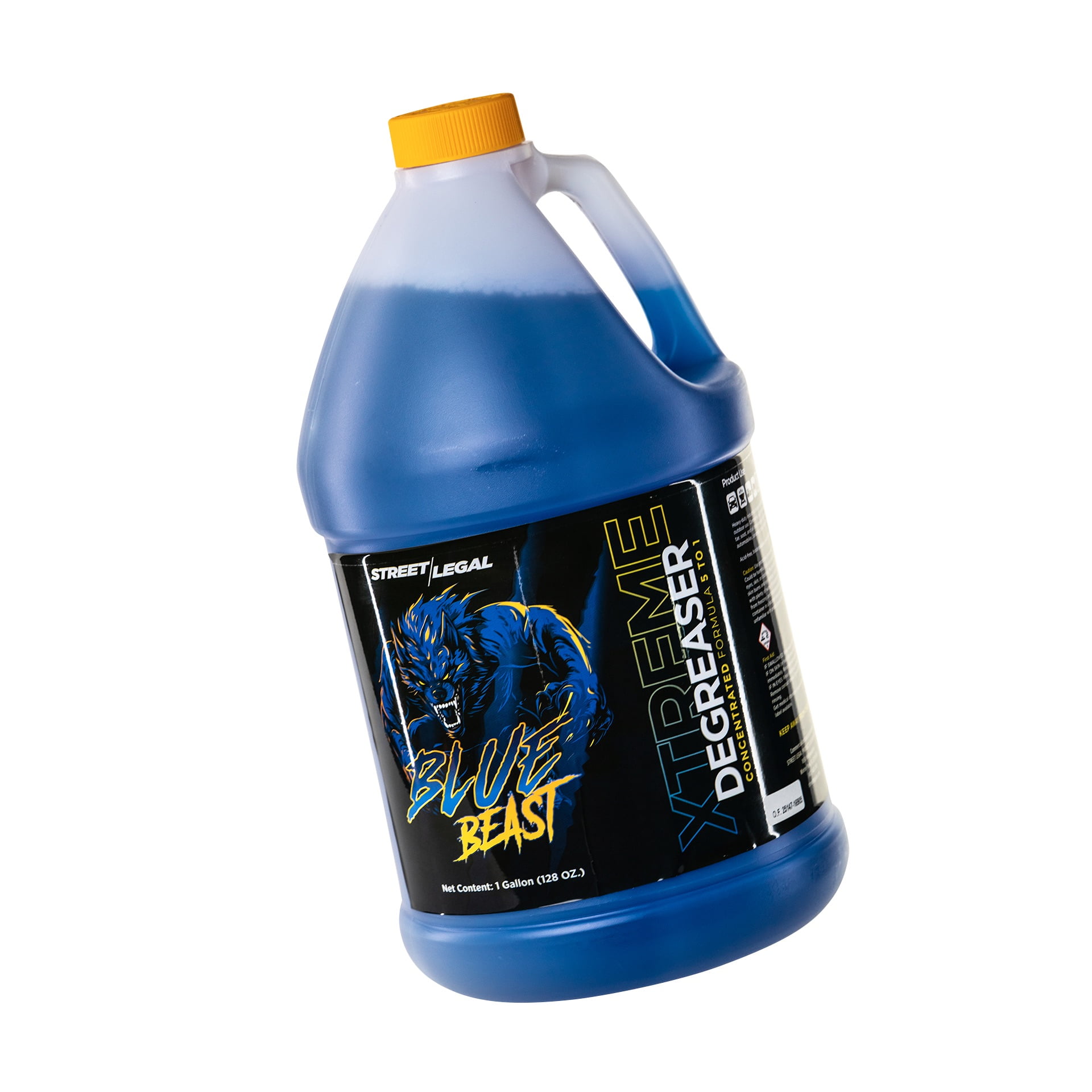 Street Legal Blue Beast Xtreme Degreaser – Heavy-Duty Concentrated Industrial Cleaner & Engine Degreaser, Fast-Acting Formula, 1 Gallon