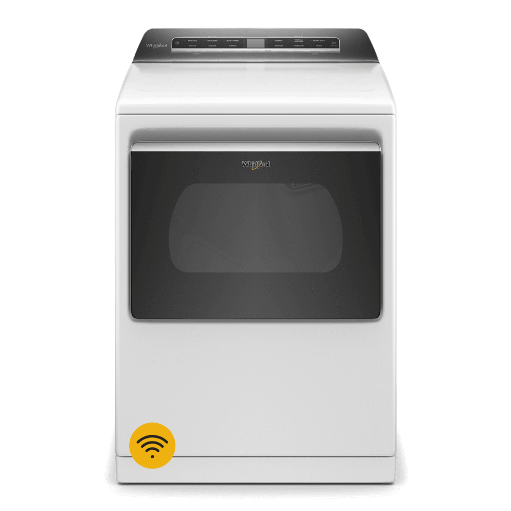 Whirlpool 7.4 cu. ft. Top Load Electric Dryer with Advanced Moisture Sensing - WED8127LW