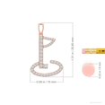 ANGARA Lab Grown Diamond Necklace for Women in 14K Rose Gold - Diamond ...
