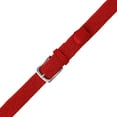 thumbnail image 5 of Falari Men Stretch Belt Canvas Elastic Fabric Woven Braided Belt Style 1005 Red Medium, 5 of 5