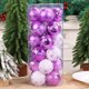 thumbnail image 4 of 24 Pc Christmas Balls Gift Box Set Creatives Color Painting Christmas Balls Christmas Tree Hanging Balls Pendant Christmas Decoration Set, 4 of 7