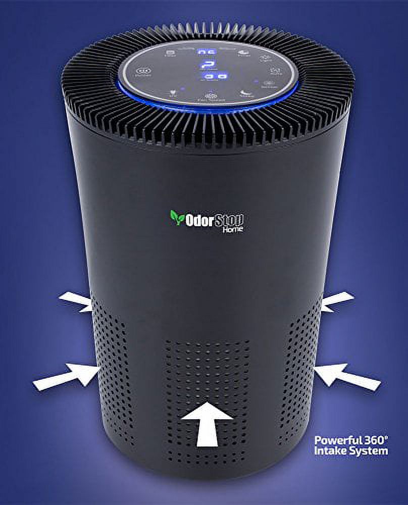 OdorStop B2375110 OSAP5W1 5-in-1 Air Purifier with H13 HEPA Filter, Active Carbon & Ionizer - White - image 2 of 3