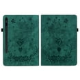 thumbnail image 2 of ELEHOLD for Samsung Galaxy Tab S8 Plus/S7 FE/S7 Plus Case 12.4 Inch, Embossed Butterfly Folio Stand Cover with Card Holder Slots,Green, 2 of 7