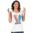 thumbnail image 3 of Vintage Smurfette Cartoon USA Love Tank Top Tee Shirt Women Brisco Brands X, 3 of 6
