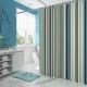 thumbnail image 2 of Cortina de ducha para baño, impermeable, con ganchos para colgar, 2 of 6