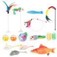 thumbnail image 3 of Ensemble de Jouets Interactifs pour Chat 15 Pcs, Baguette pour Chat, Jouets pour Chat, Souris, 3 of 10