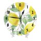 thumbnail image 2 of Reloj de pared de limón, silencioso, sin tictac, de 10 pulgadas, estilo rústico retro, decorativo para sala de estar, cocina, hogar, baño y dormitorio, 2 of 7