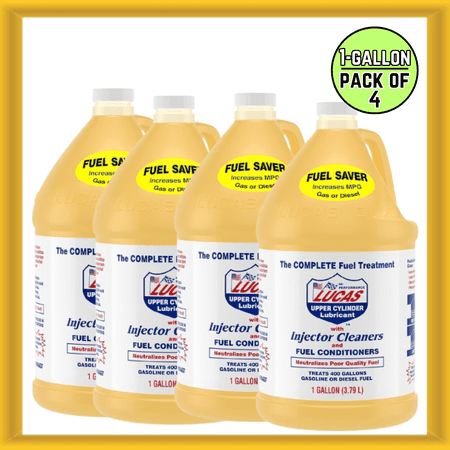 Lucas Oil 10013 1 Gallon Upper Cylinder Lubricant Fuel Treatment (4 PACK)