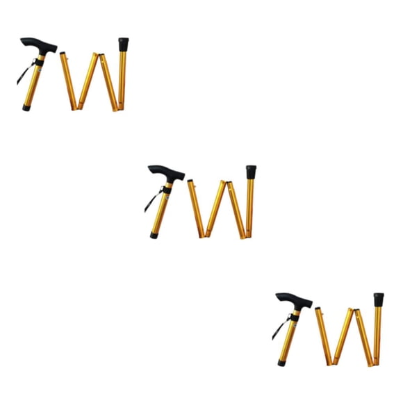 Vogacara Muletas Bastones plegables para caminar Escalada a prueba de golpes Bastones para correr Trail Type4 NO4