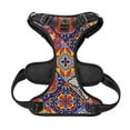 thumbnail image 2 of No Pull Dog Harness For Medium Dogs Easy Walk Dog Vest Adjustable Collars Harnesses & Leashes Set Breathable Oxford Outdoor Walking Safety Reflective Strip Mexican Ethnic Boho, 2 of 9