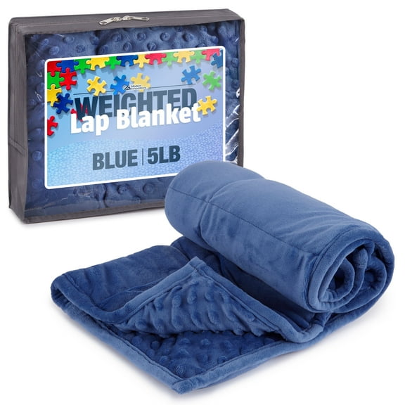 Modern Innovations Weighted Lap Blanket Blue 5Lb