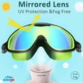 thumbnail image 2 of Gafas de natación Seago, antivaho, antiUV, amplia visión, para niños de 3 a 15 años, paquete de 2, 2 of 6