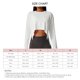 thumbnail image 5 of Camisa de entrenamiento de manga larga para mujer, ajuste holgado, agujero para el pulgar, fluido, elástico, yoga, atlético, casual, 5 of 5