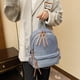 thumbnail image 5 of Bolsa Mochila de lona para mujer escolar con múltiples bolsillos morral informal Ehuebsd de viaje coreana, 5 of 9