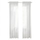 thumbnail image 3 of Cortinas transparentes blancas para ventana, 90 pulgadas de largo, 4 paneles, cortinas transparentes blancas, panel básico con bolsillo para varilla, 3 of 8