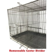 Large 30 Center Divider Breeding Breeder Bird Flight Cages For Aviaries Canaries Budgies Parakeets Finches Parakeets Lovebirds