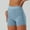 Light blue, variant on Under $3 Cotton Underwear For Women Full Coverage High Waisted Boyshort Body Shaper Moisture-Wicking Anti Chafing Thigh Pants S-XL
