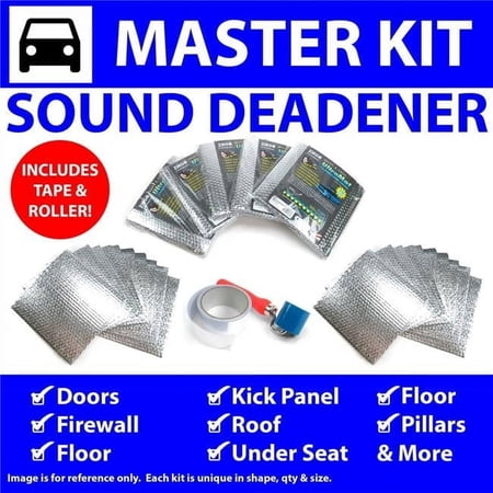 Zirgo High Performance Cooling Products Heat & Sound Deadener for Ford Mustang 1979-1993v Master Kit Plus Tape Roller 41925CM2
