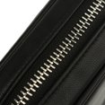thumbnail image 3 of Étui de Rangement en Cuir Noir avec Fermeture Éclair pour Fumeur 3 Tuyaux + Pochette pour Tabac, 3 of 6