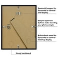 thumbnail image 4 of Americanflat 9x11 Picture Frame with Shatter-Resistant Glass Openings Instant 2x3 Mat Print Photos Mini Frames - Black, 4 of 8