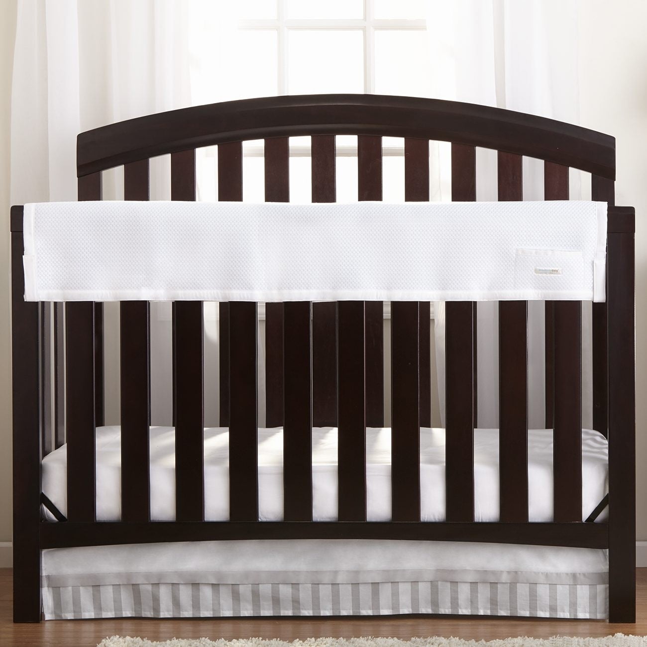 Breathablebaby Railguard Crib Rail Cover White Walmart Canada